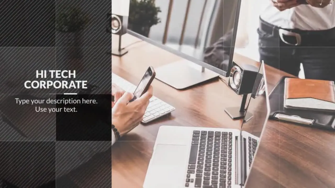 高科技企业宣传介绍像素设计精选AE模板