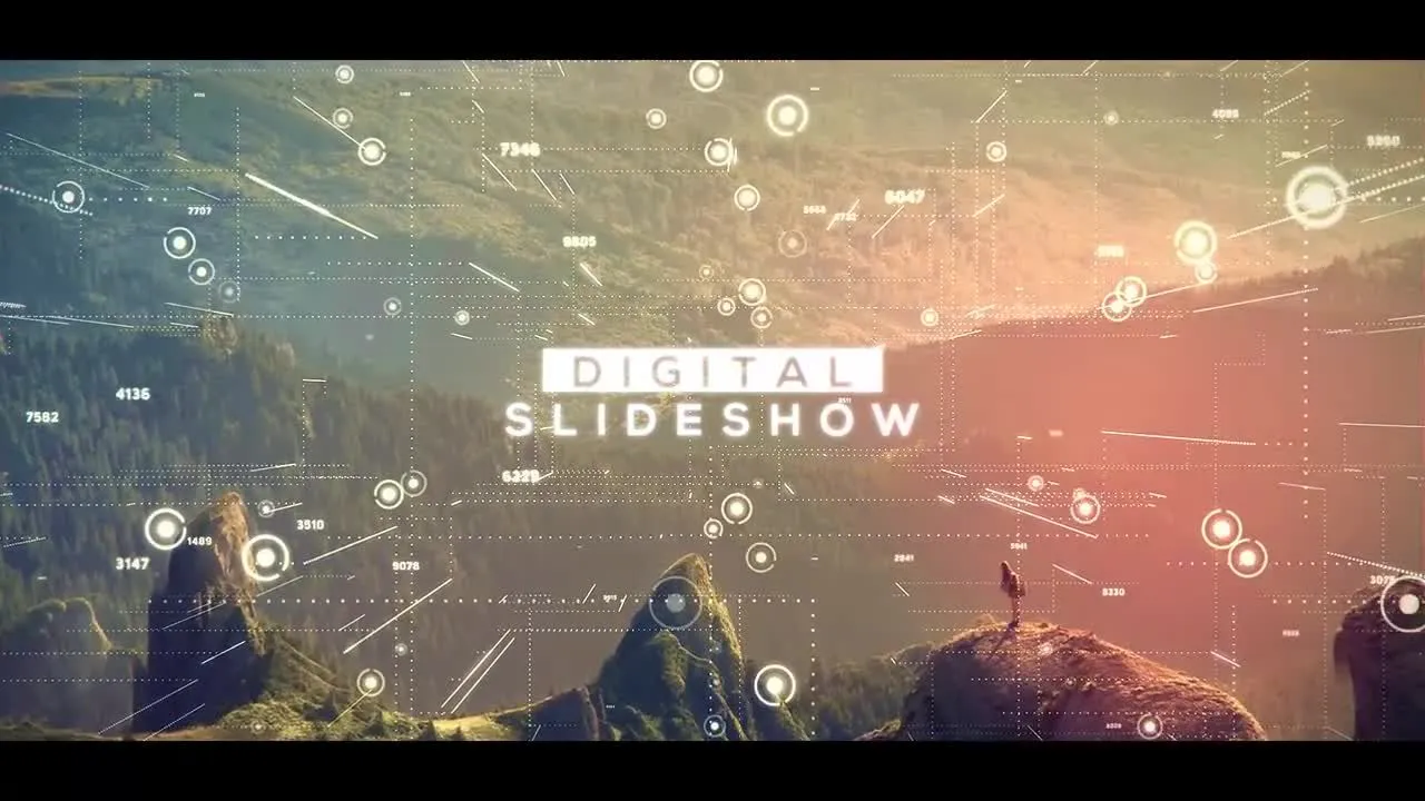 未来科技效果文本动画像素设计精选AE模板