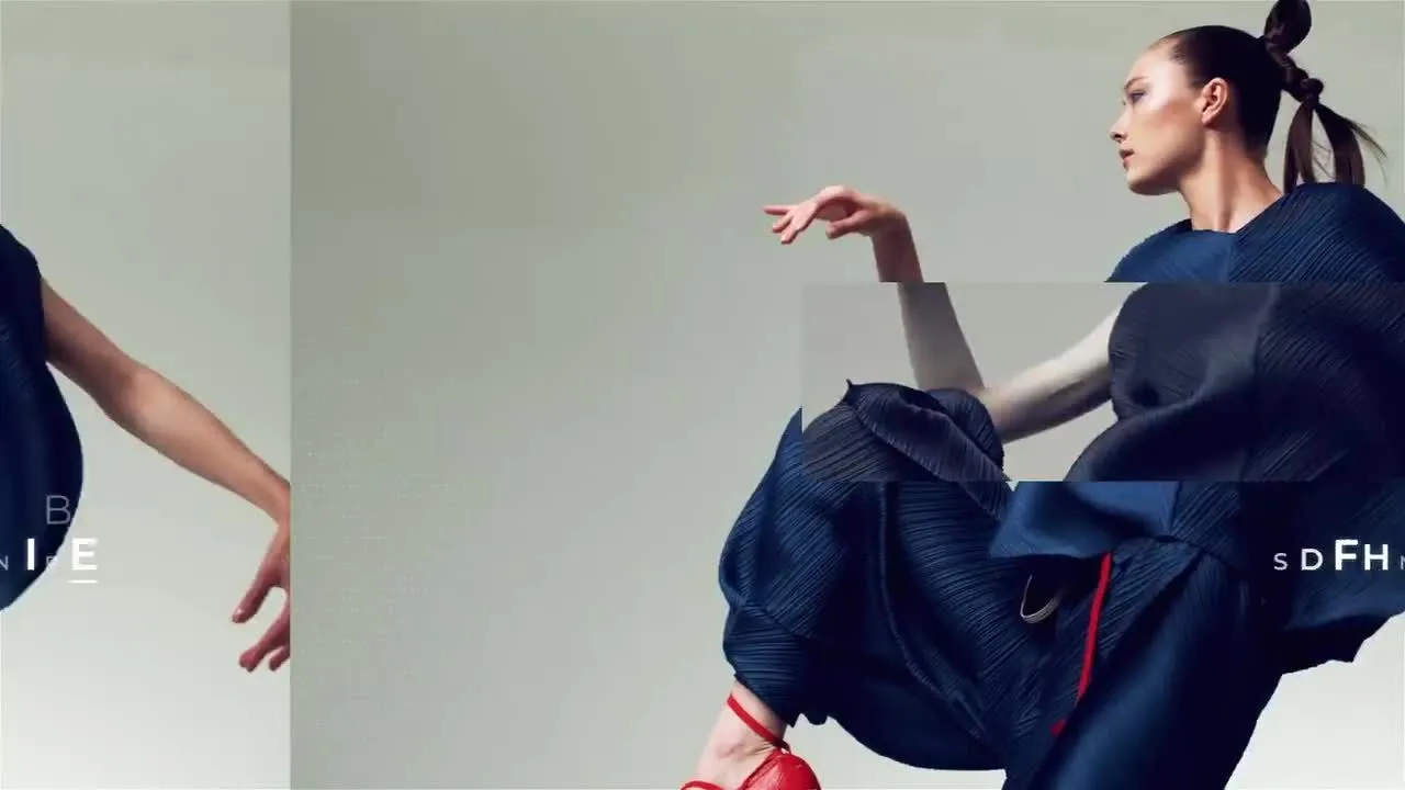 清新干净电影效果像素设计精选AE模板