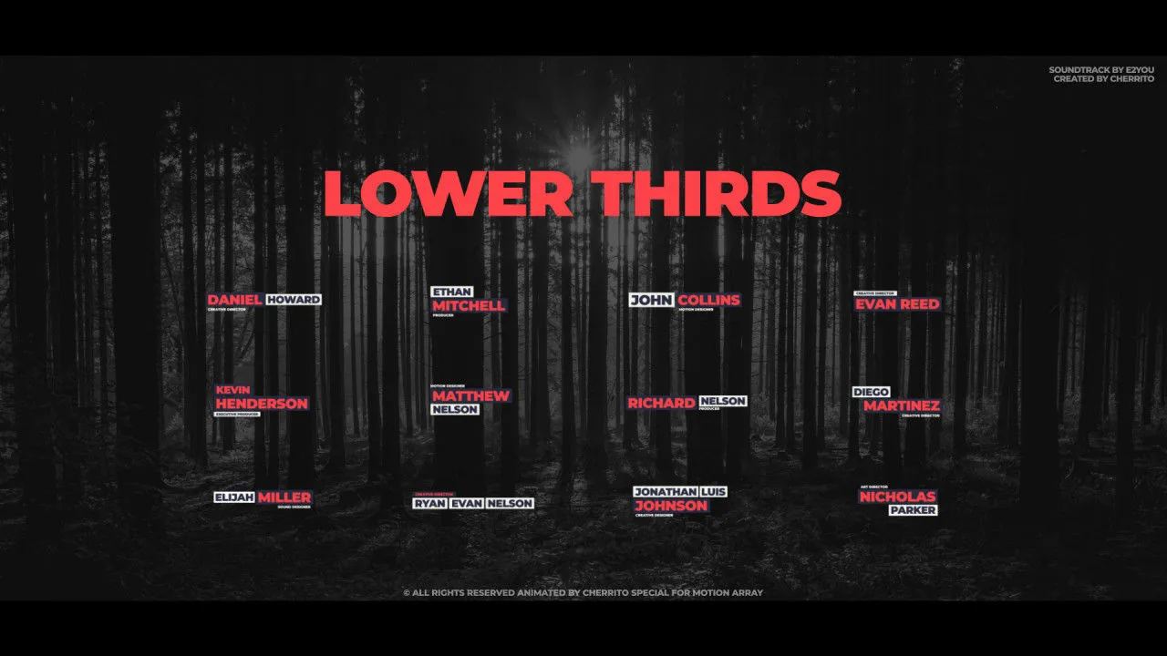 时尚动画全屏标题像素设计精选AE模板