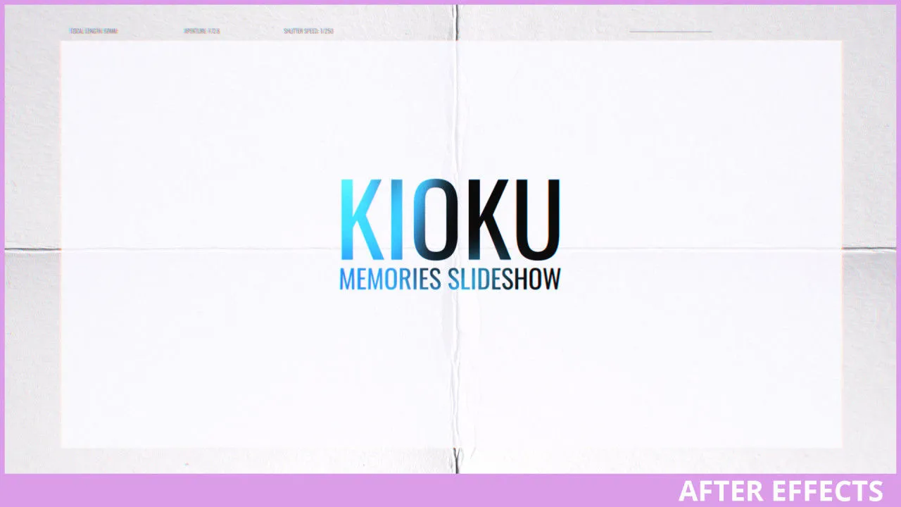 记忆幻灯片像素设计精选AE模板