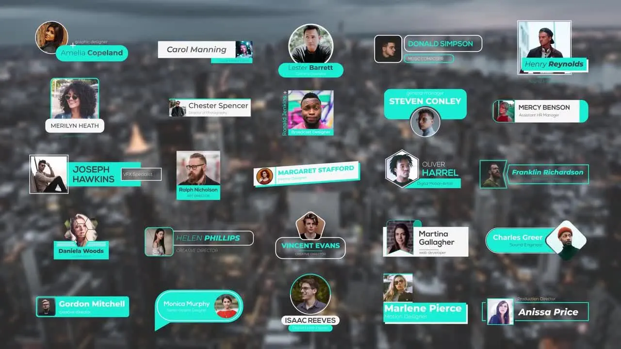 25个独特的照片下三分之一像素设计精选AE模板