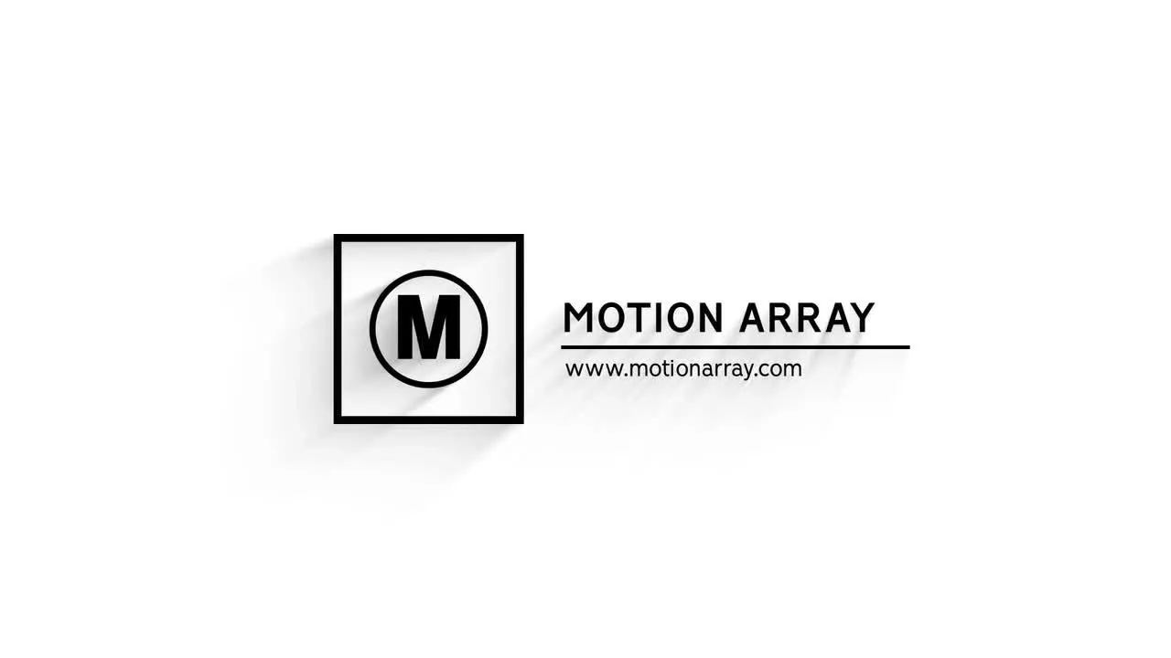 时尚的动态徽标动画像素设计精选AE模板