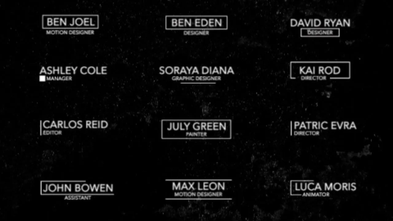 12个最低的三分之二标题动画像素设计精选AE模板