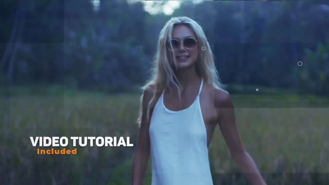 时尚动态开场视频像素设计精选AE模板