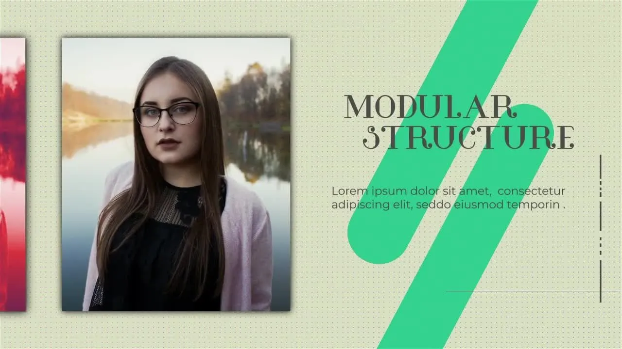 时尚幻灯片炫耀运动时尚家庭照片像素设计精选AE模板