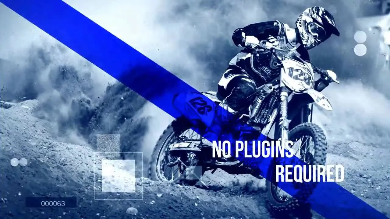 极限运动体育活动比赛宣传片头像素设计精选AE模板