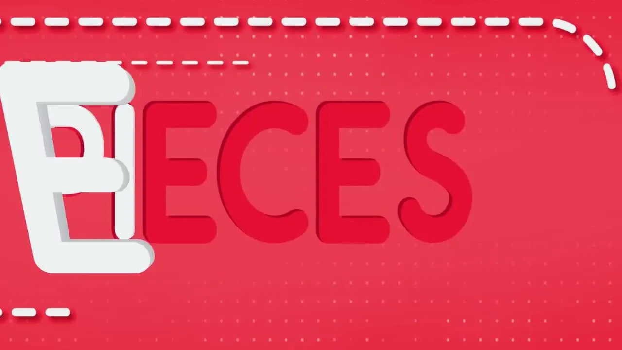 作品标题显示像素设计精选AE模板