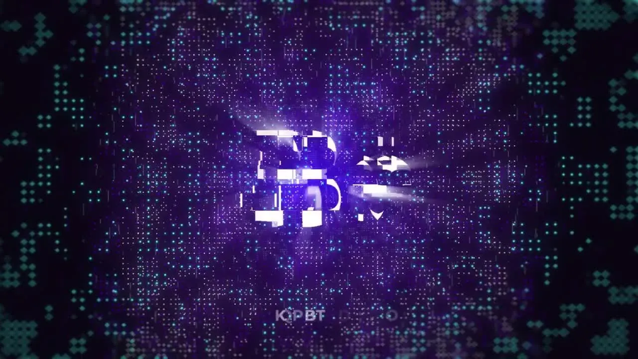 时尚视觉效果数字徽标像素设计精选AE模板