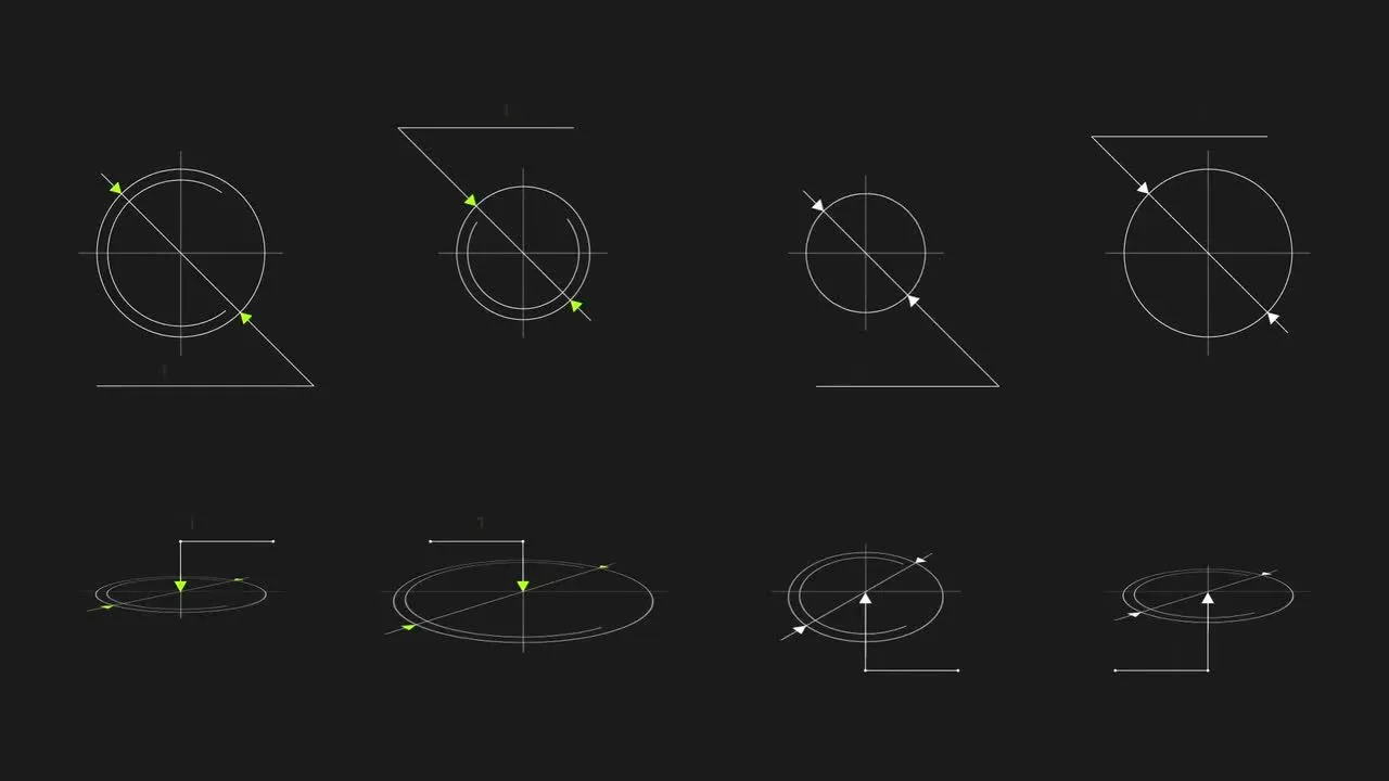 信息图形和大小动态动画像素设计精选AE模板