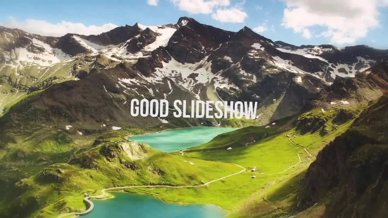 AE梦幻立体效果的幻灯片模板