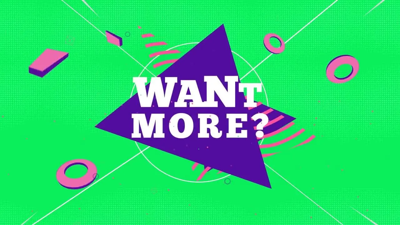 七彩动画徽标像素设计精选AE模板