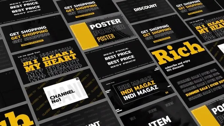 10个酷炫创意的场景动画像素设计精选AE模板