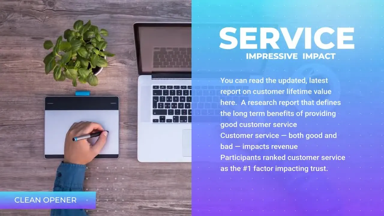 最小的干净幻灯片动画像素设计精选AE模板