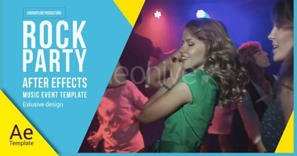 时尚活动事件宣传开场视频像素设计精选AE模板 Event Promo