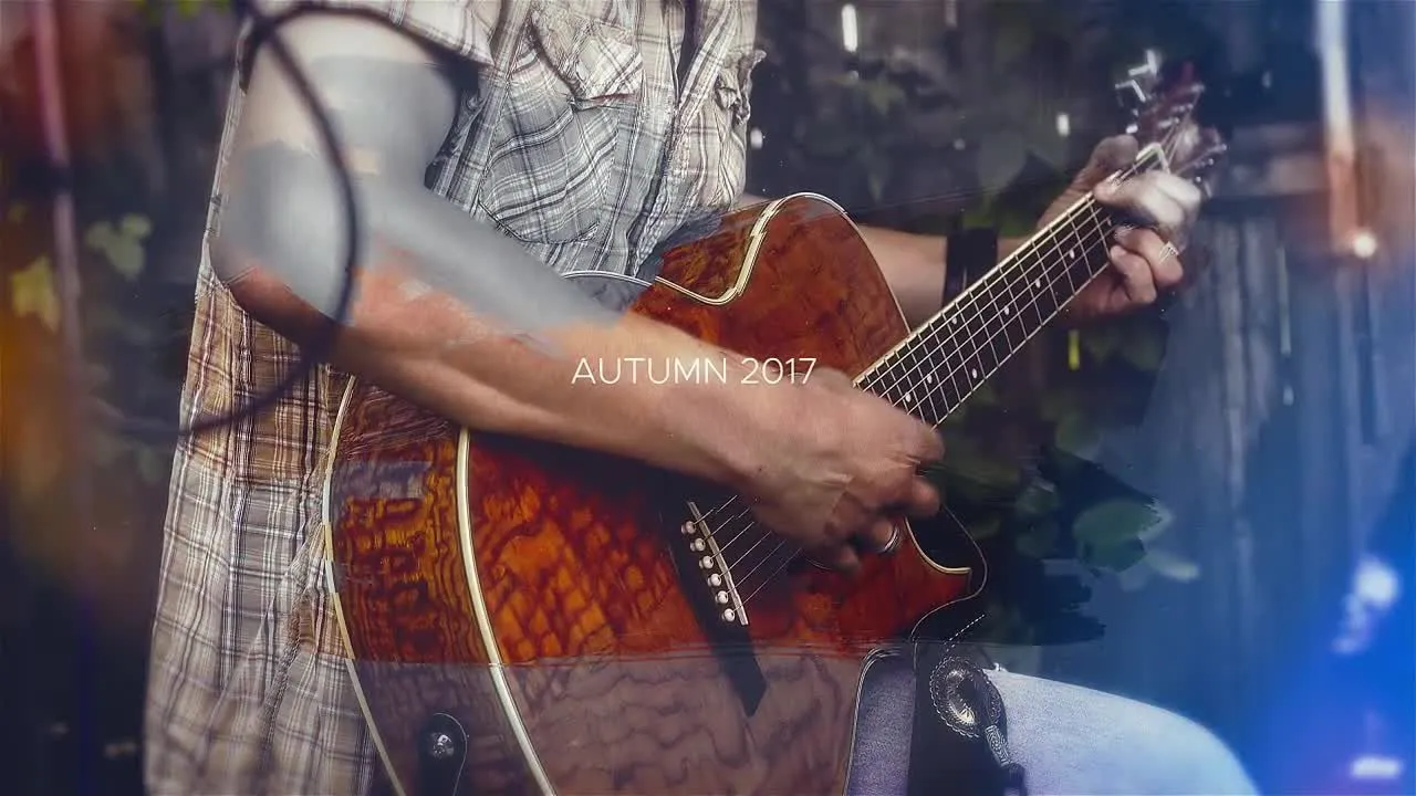 美丽的视差幻灯片像素设计精选AE模板