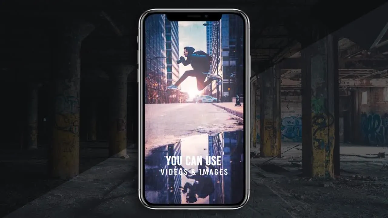 酷炫运动幻灯片照片展示像素设计精选AE模板