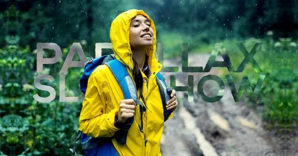 视差幻灯片开场演示特效像素设计精选AE模板 Parallax Slideshow