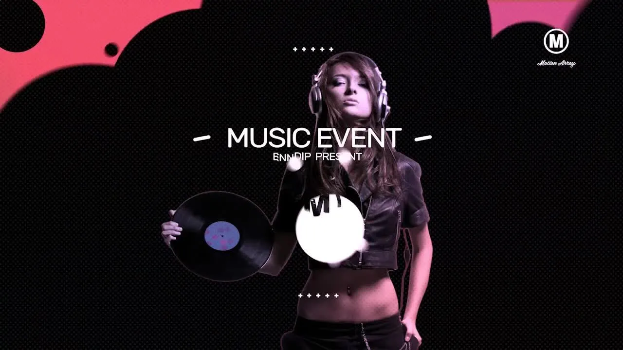 最新潮4K音乐盛会像素设计精选AE模板