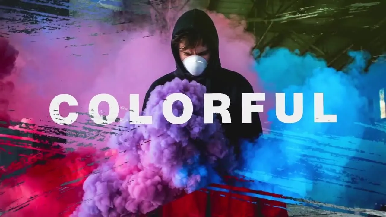 动态画笔笔触logo开场动画像素设计精选AE模板