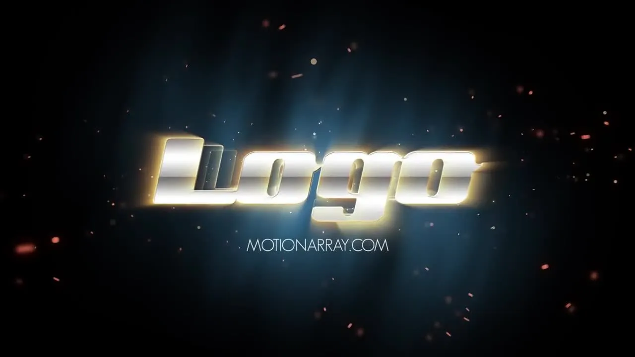 史诗电影徽标像素设计精选AE模板