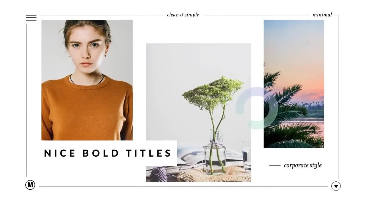 现代简洁精美的动态开场白像素设计精选AE模板