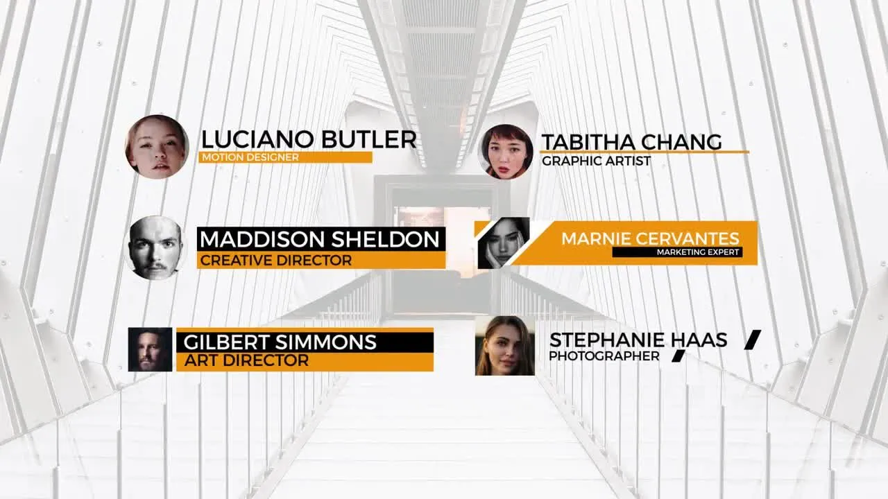 6图像低三分之二标题动画像素设计精选AE模板