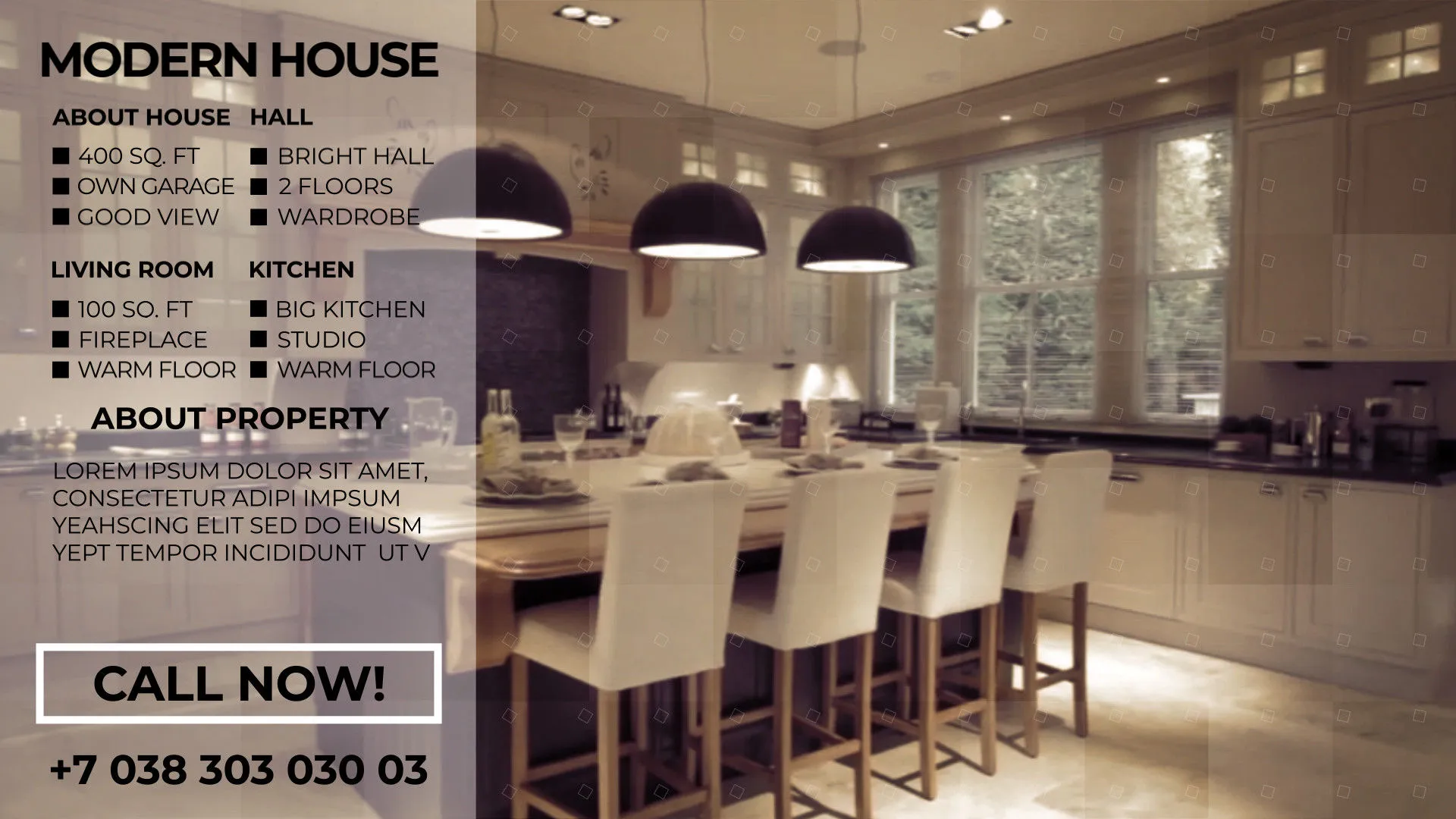 现代文本动画和平滑过渡效果房地产促销像素设计精选AE模板