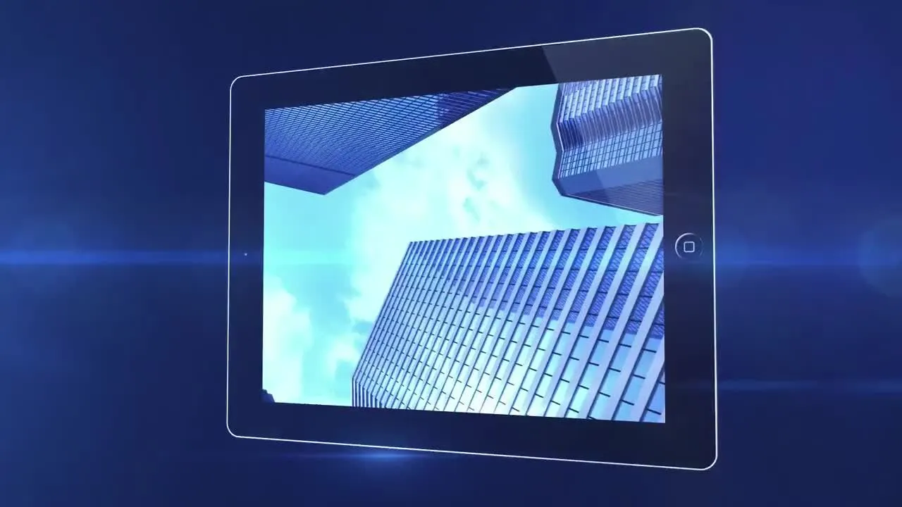 在iPad上展示网站像素设计精选AE模板