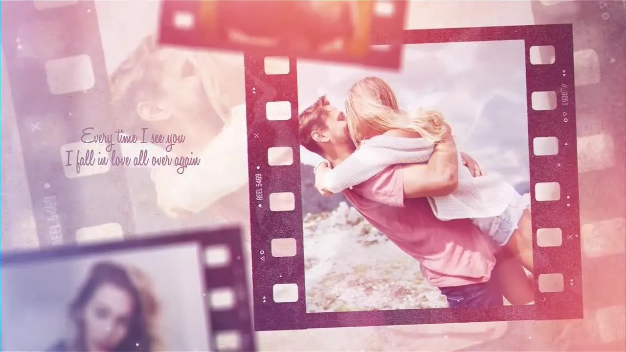 动态动画电影带动画记忆ae模板