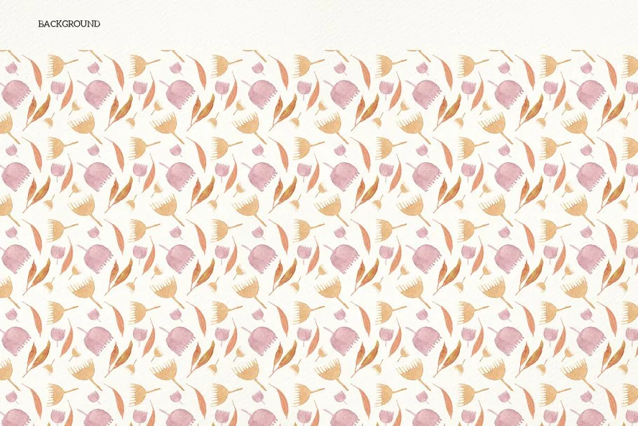 红色玫瑰花卉手工剪贴画 Scarlet Flowers插图(3)