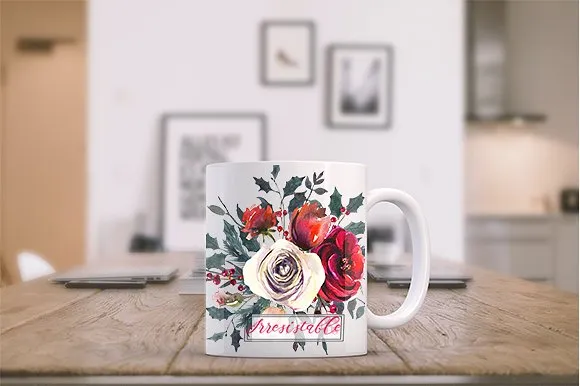 红色玫瑰花水彩剪贴画 Red Roses Watercolor Clipart Set插图(14)