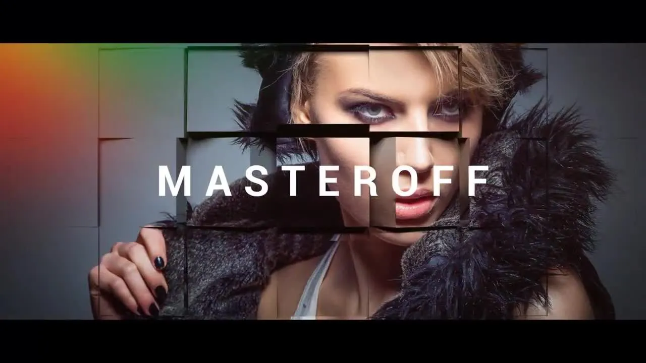 时尚动画文字介绍像素设计精选AE模板