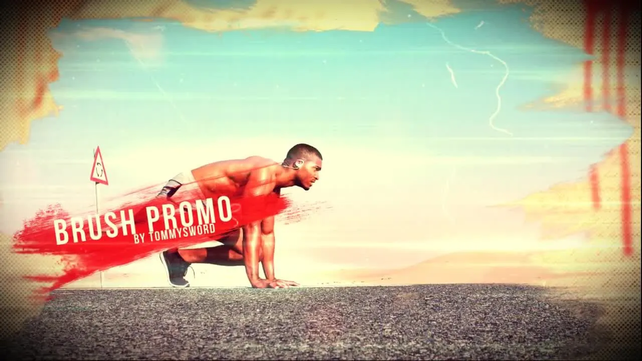 独特时尚复古的旧电影效果展示照片像素设计精选AE模板