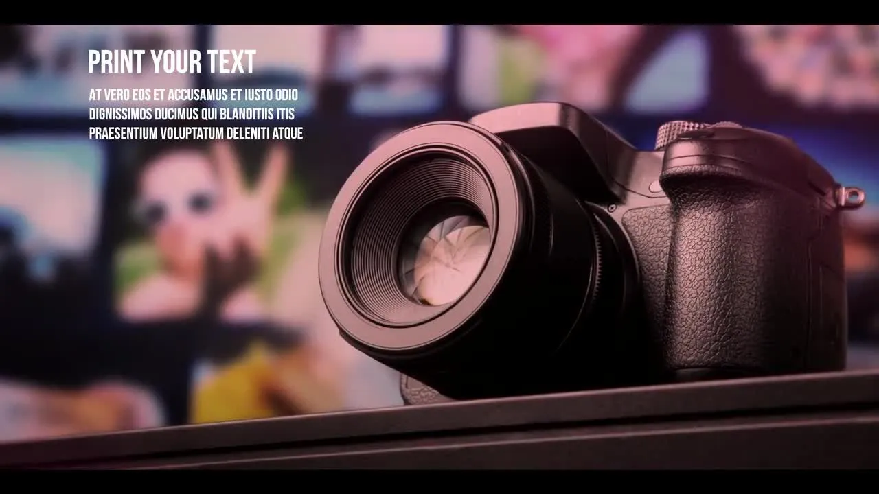 软商务企业幻灯片像素设计精选AE模板