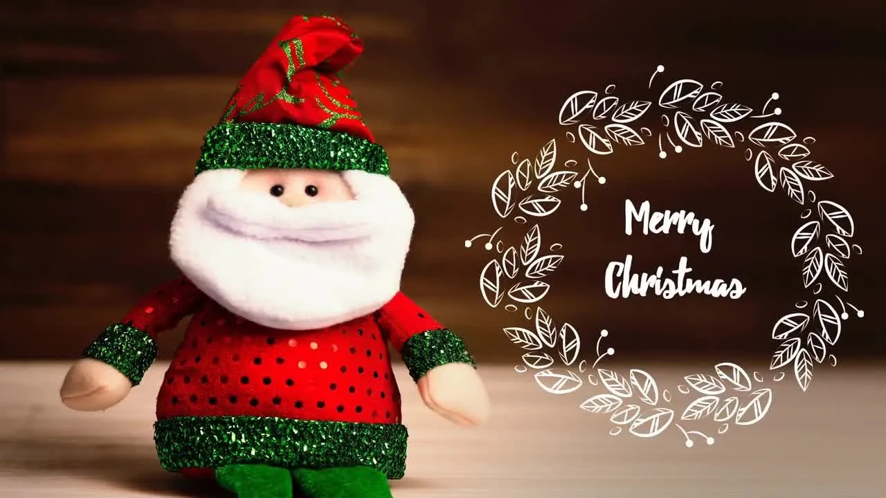 乐趣欢乐创意的涂鸦圣诞元素包像素设计精选AE模板