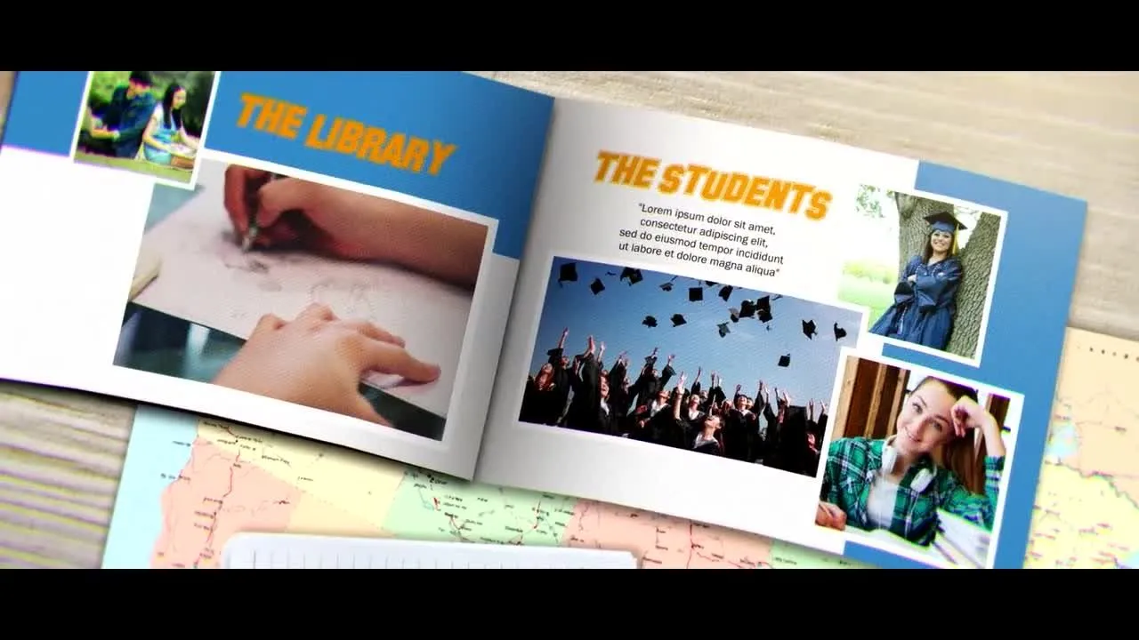 一年的活动展示像素设计精选AE模板