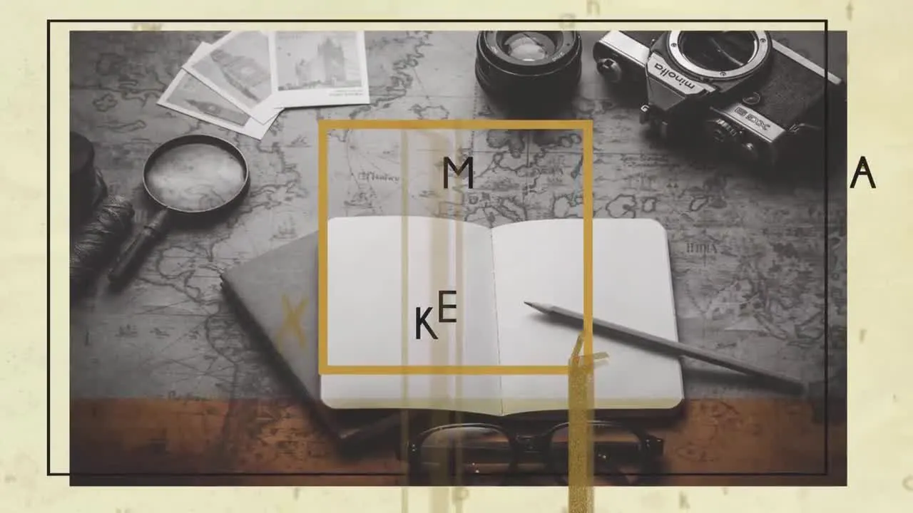 现代排版幻灯片像素设计精选AE模板