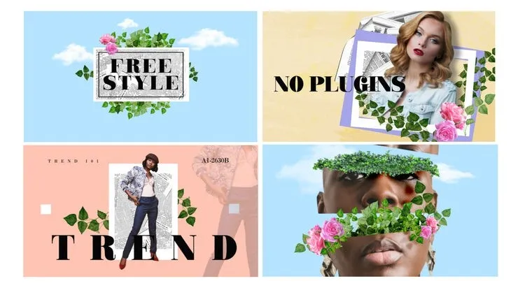 独特艺术效果的动画像素设计精选AE模板