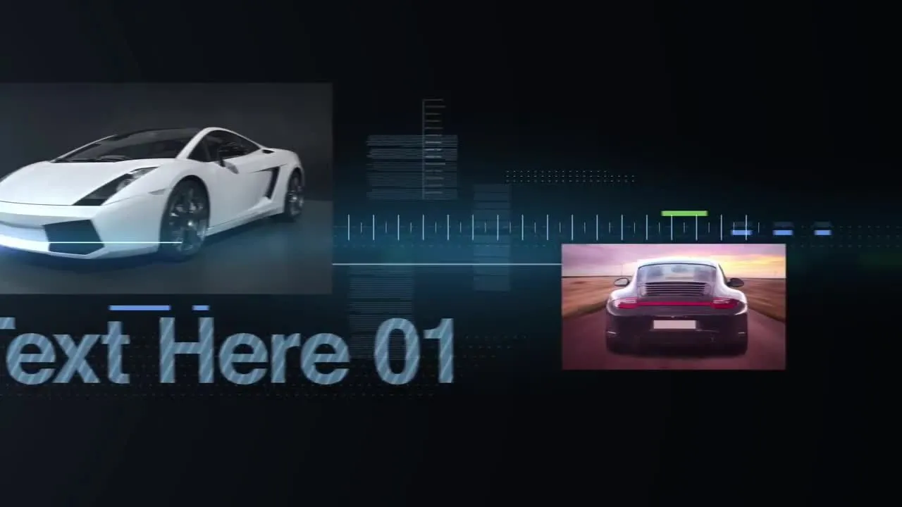 汽车广告科技展宣传介绍像素设计精选AE模板