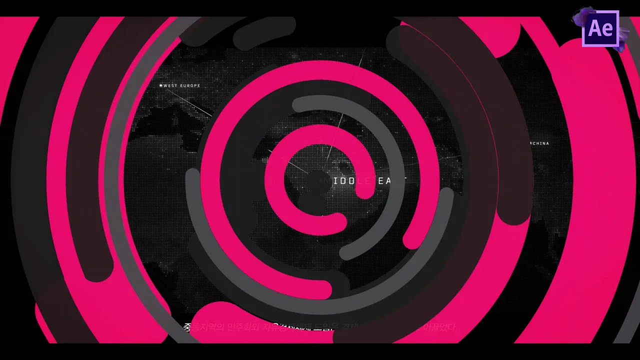 21组时尚图形视频过渡特效像素设计精选AE模板