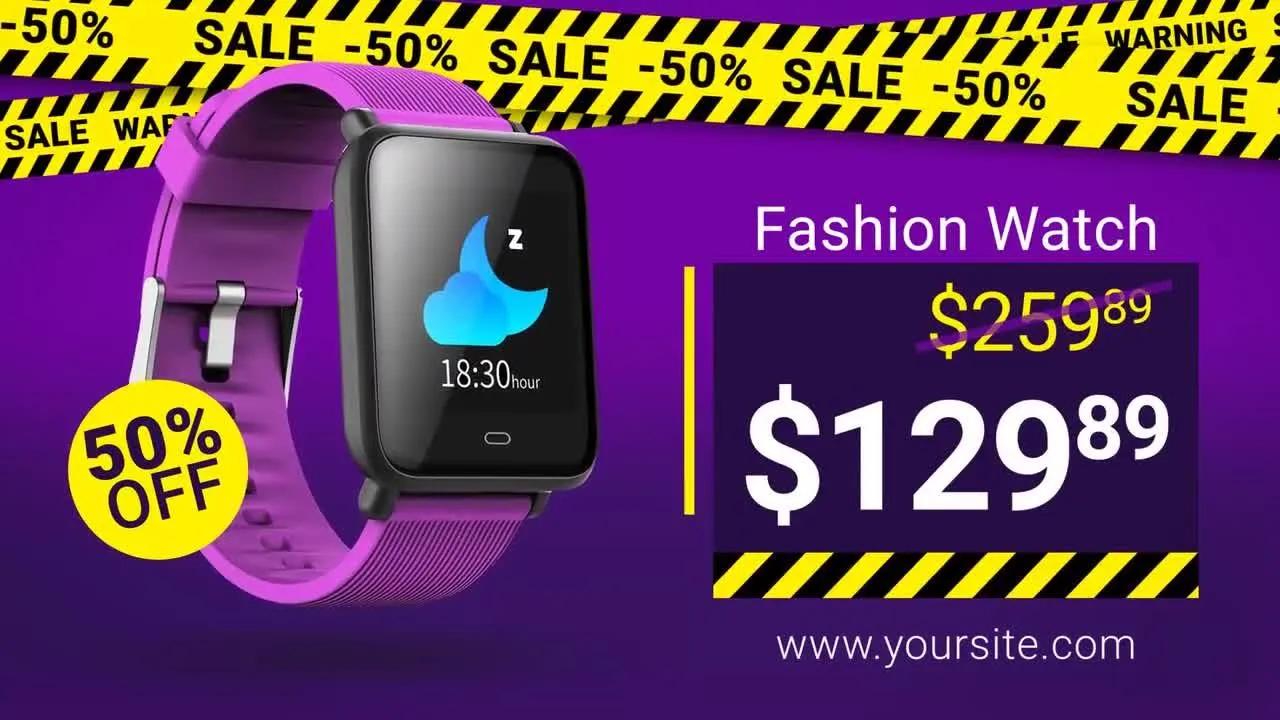 最终销售明亮动态动画像素设计精选AE模板