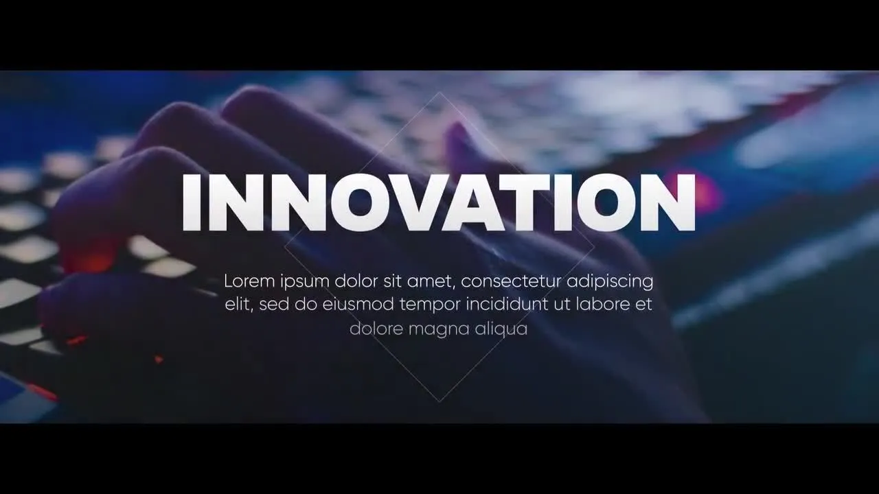 移动动画企业幻灯片像素设计精选AE模板