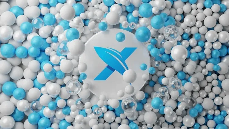 现代干净的3D球展示徽标像素设计精选AE模板