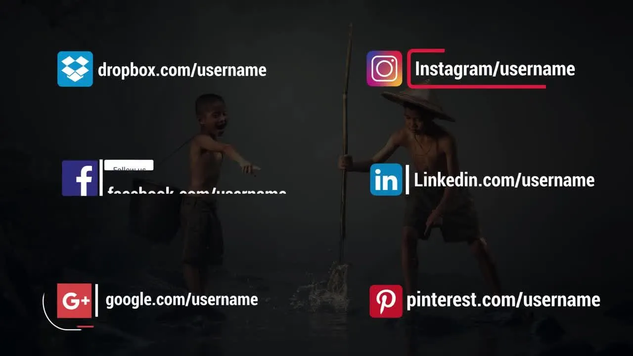 12个社交媒体下三分之一全屏标题像素设计精选AE模板