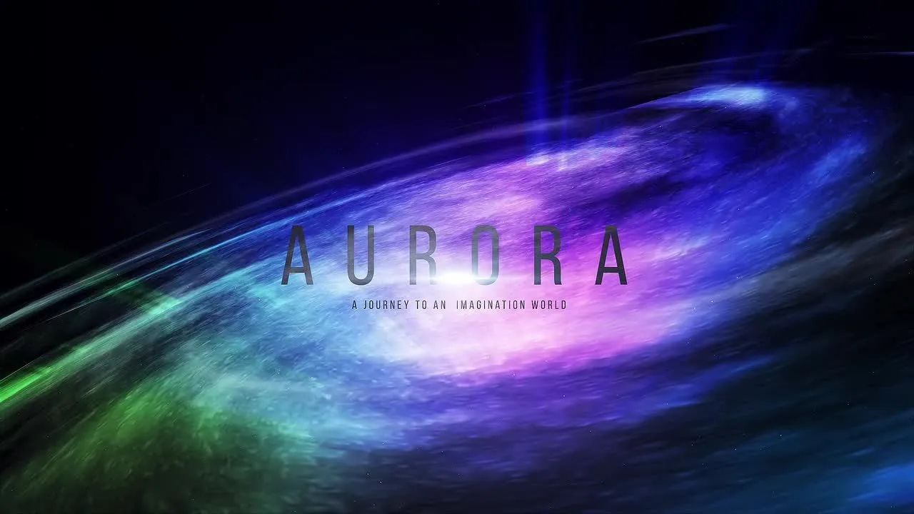 极光效果的电影片头像素设计精选AE模板