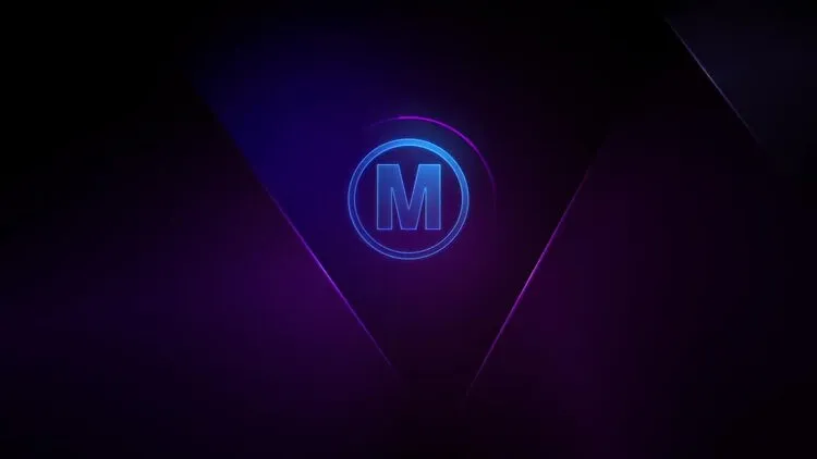 优雅简洁的简短徽标像素设计精选AE模板