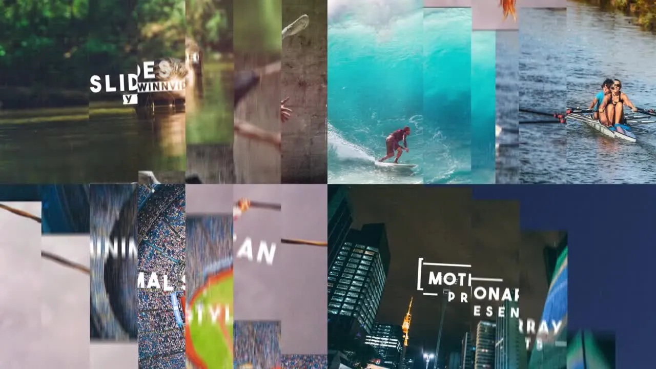 动态文本动画和时尚的过渡效果像素设计精选AE模板