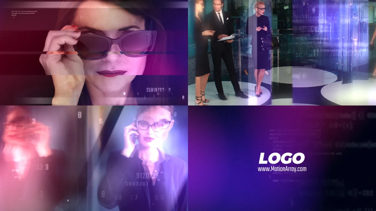 强大过渡的开启者介绍像素设计精选AE模板