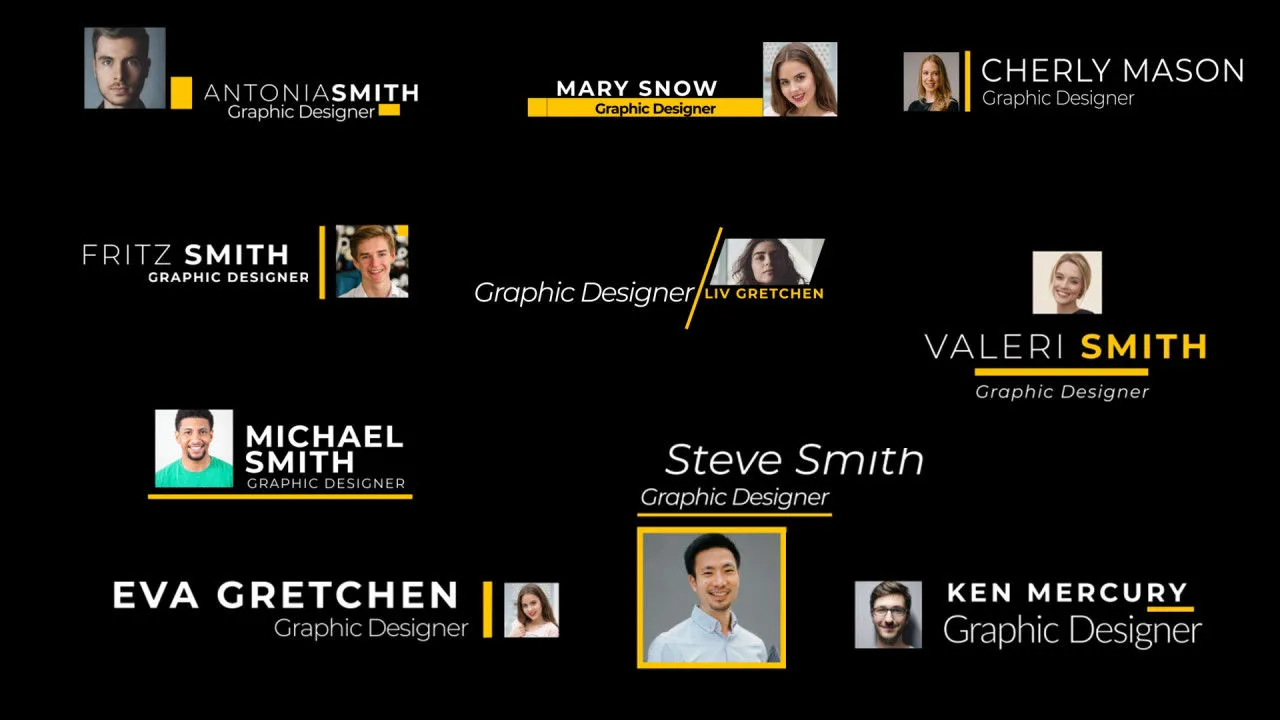 20个动态动画标题像素设计精选AE模板